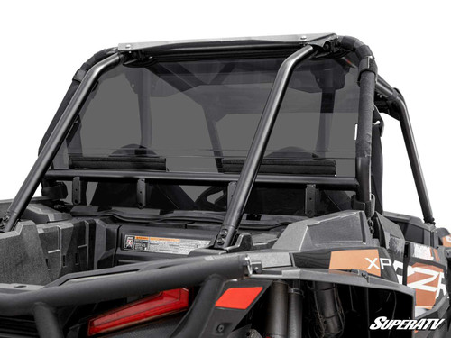 Polaris RZR XP Turbo Rear Windshield - Standard Polycarbonate - Dark Tint
