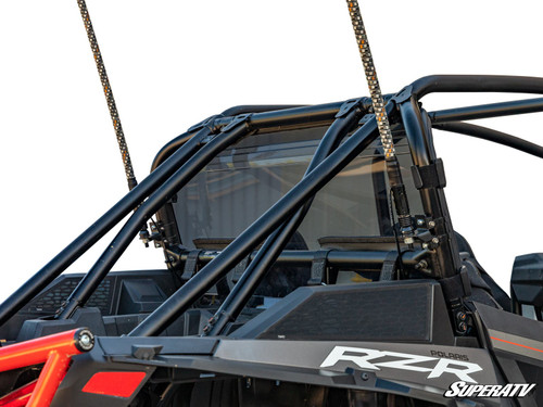 Polaris RZR XP Turbo S Rear Windshield - Standard Polycarbonate - Dark Tint