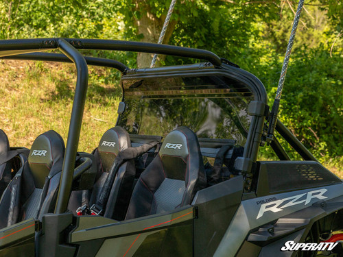 Polaris RZR XP Turbo S Rear Windshield - Standard Polycarbonate - Dark Tint