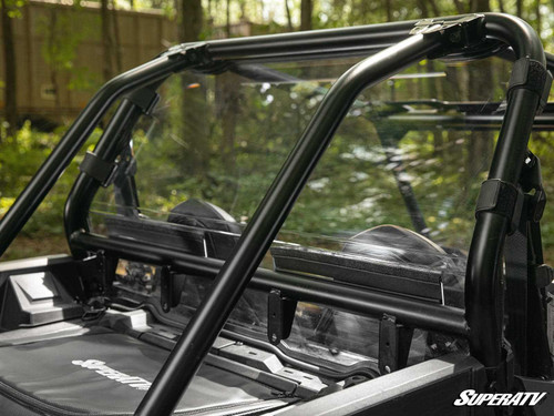 Polaris RZR XP Turbo Rear Windshield - Standard Polycarbonate - Clear