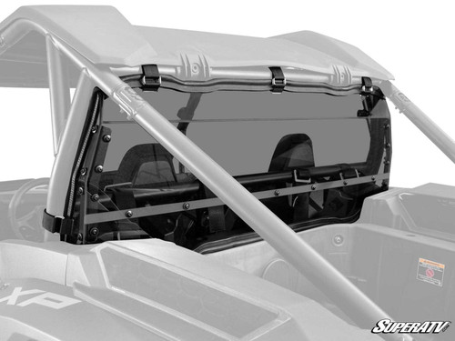 Polaris RZR XP Rear Windshield - Standard Polycarbonate - Dark Tint