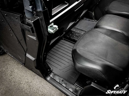 Smartliner Can-Am Defender HD10 Floor and Bed Liners - Floor Liner (2nd Row) + Bed Liner