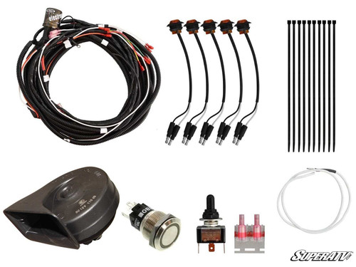 Polaris RZR 570 Plug & Play Turn Signal Kit - Toggle Switch & Dash Horn