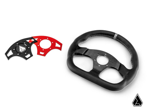 Assault Industries Universal Ballistic D V2 UTV Steering Wheel - Gray