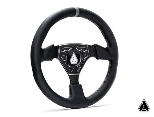 Assault Industries Universal Navigator Leather UTV Steering Wheel - Orange