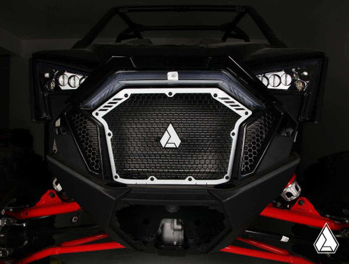 Assault Industries Polaris RZR Pro XP Stinger Grille - White Aluminum
