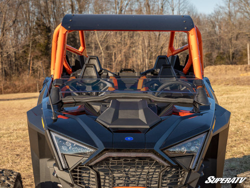 Polaris RZR Turbo R Half Windshield - Standard Polycarbonate - Dark Tint