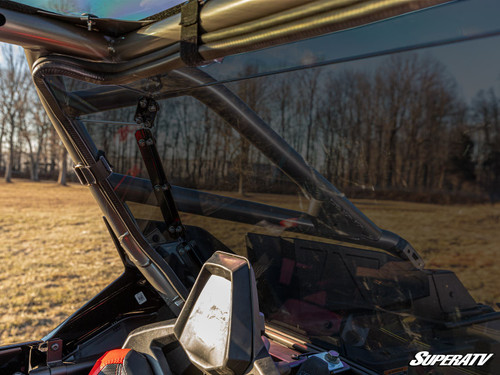 Polaris RZR Pro R Rear Windshield - 4 Seat without Rockford Fosgate Audio - 2022+ - Standard Polycarbonate - Dark Tint -