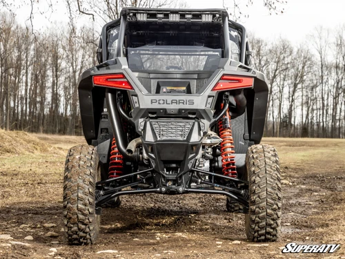 Polaris RZR PRO XP Rear Windshield - 4 Seat without Rockford Fosgate Audio - 2020+ - Standard Polycarbonate - Light Tint -