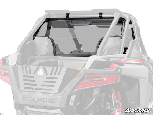 Polaris RZR Turbo R Rear Vented Windshield - 2 Seat with Rockford Fosgate Audio