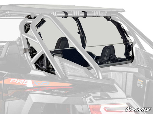 Polaris RZR Pro S Rear Windshield - 4 Seat without Rockford Fosgate Audio - Standard Polycarbonate - Light Tint