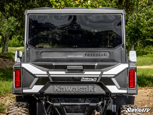 Kawasaki Ridge Rear Windshield - Standard Polycarbonate - Light Tint