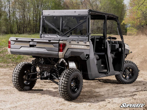 Polaris Ranger XP 570 Rear Windshield - Standard Polycarbonate - Dark Tint