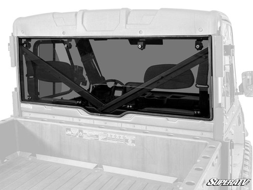 Gravely Atlas JSV Rear Windshield - Standard Polycarbonate - Dark Tint