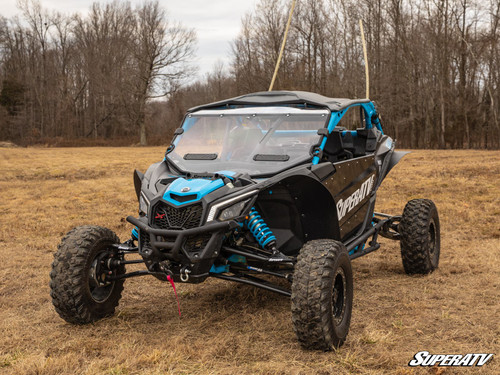 Can-Am Maverick X3 Vented Full Windshield - Factory Intrusion Bar