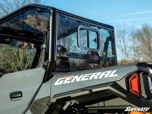 Polaris General 1000 Sliding Rear Windshield -