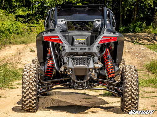 Polaris RZR PRO XP Rear Windshield - 2 Seat with Rockford Fosgate Audio - 2025+ - Standard Polycarbonate - Light Tint -
