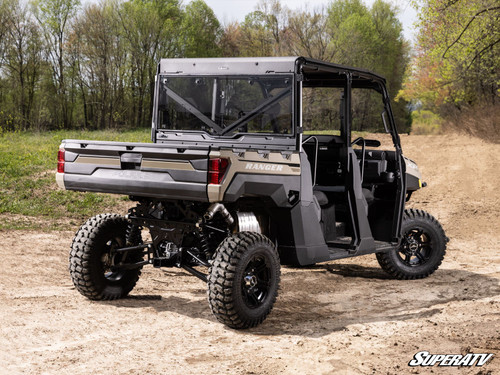 Polaris Ranger 1000 Rear Windshield - Scratch Resistant Polycarbonate - Light Tint