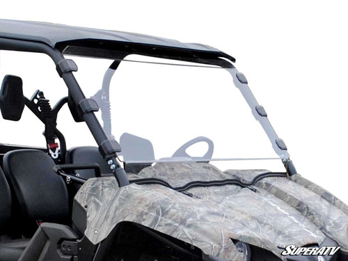 Yamaha Viking Full Windshield - Scratch Resistant Polycarbonate - Clear