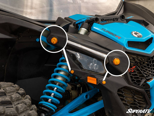 Can-Am Maverick X3 Plug & Play Turn Signal Kit - Steering Column & Attached Horn