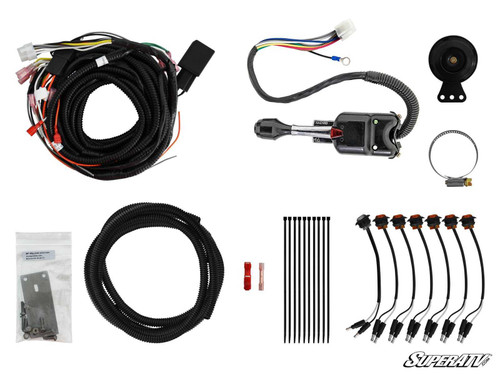 Polaris Ranger XP 1000 Plug & Play Turn Signal Kit - Standard - 2017 - Steering Column & Attached Horn -