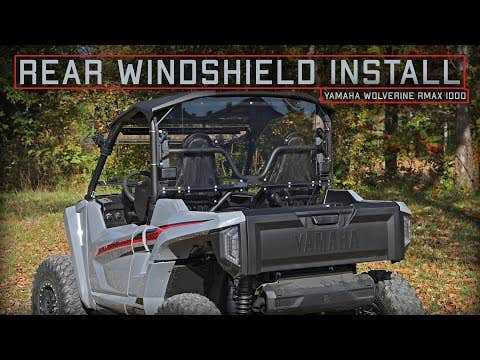 Yamaha Wolverine X2 850 Rear Windshield - 2021+