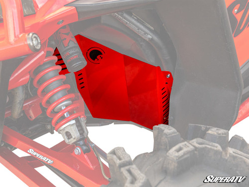 Polaris RZR XP Turbo Inner Fender Guards - Red