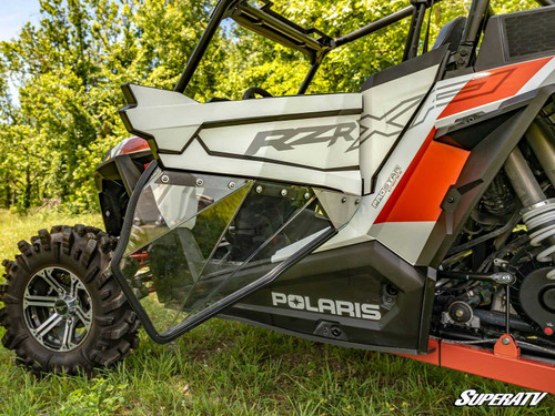Polaris RZR XP 4 Turbo S Clear Lower Doors - 2 Door - Add Aluminum Side Panels