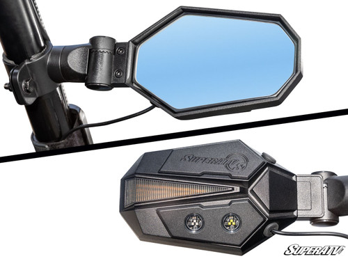 Yamaha Lighted Side-View Mirrors - 1.75 inch