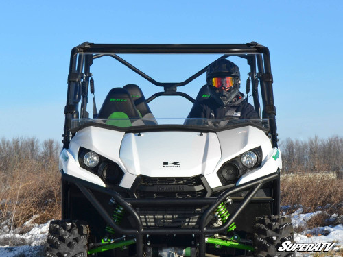 Kawasaki Teryx 800 Full Windshield - Scratch Resistant Polycarbonate - Clear