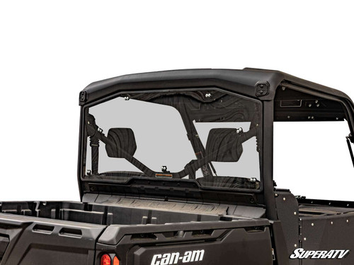 Can-Am Defender HD7 Rear Windshield - Scratch Resistant Polycarbonate - Light Tint