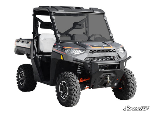 Polaris Ranger 1000 Full Windshield - Scratch Resistant Polycarbonate - Dark Tint