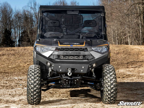 Polaris Ranger XP 900 Vented Full Windshield - Scratch Resistant Polycarbonate - Dark Tint