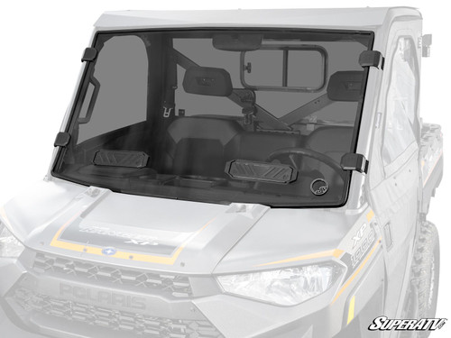 Polaris Ranger 1000 Vented Full Windshield - Scratch Resistant Polycarbonate - Dark Tint