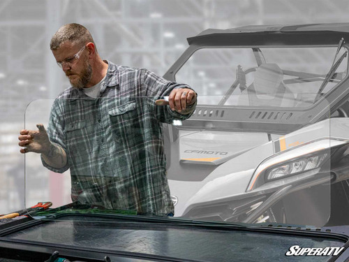 Replacement Glass Windshield Kit - GWS-CF-ZF950