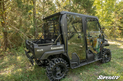 Kawasaki Mule Pro Rear Windshield - Scratch Resistant Polycarbonate - Light Tint