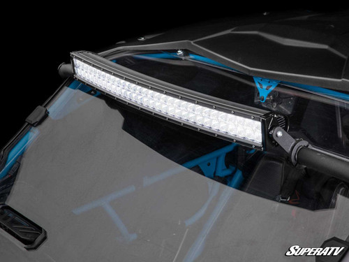 30" LED Combination Spot / Flood Light Bar - Curved - Universal Brackets