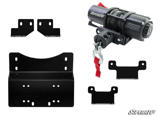 Honda Pioneer 700 Winch Mounting Plate - 3500 lb.