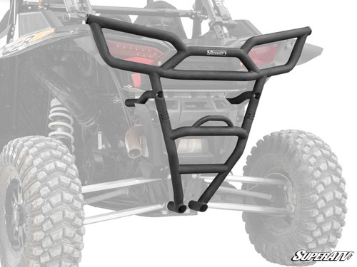 Polaris RZR XP 1000 Rear Bumper - 2014-2017 (with 16mm socket) - Wrinkle Black