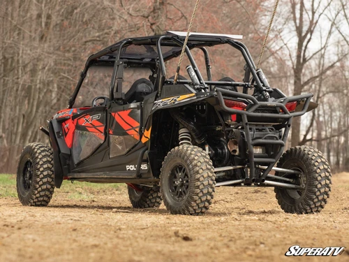 Polaris RZR XP 1000 Rear Bumper - 2014-2017 (with 16mm socket) - Wrinkle Black