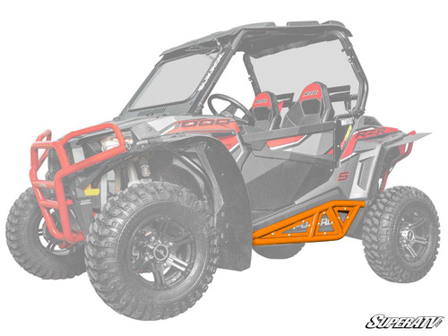 Polaris RZR XP 1000 Heavy-Duty Tube Rock Sliders - Orange