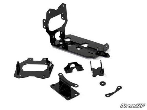 Can-Am Maverick X3 Winch Mounting Plate - 72 inch Wide - Winch Mount Plate + Frame Stiffener