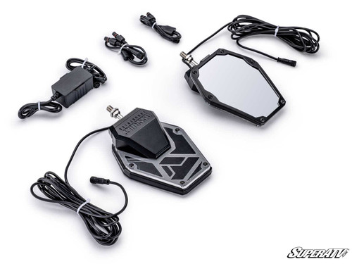 Assault Industries LED Lighted B2C Convex Side Mirrors - 2 inch