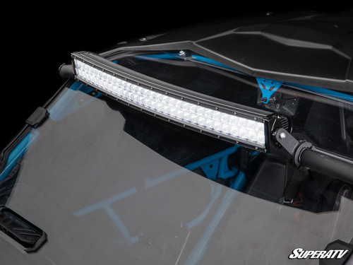 30" LED Combination Spot / Flood Light Bar - Curved - Mount Flush to Hood (See Fitment)