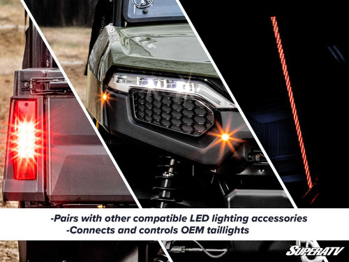 Polaris Ranger 500 Deluxe Self-Canceling Turn Signal Kit - No LED Strip Lights