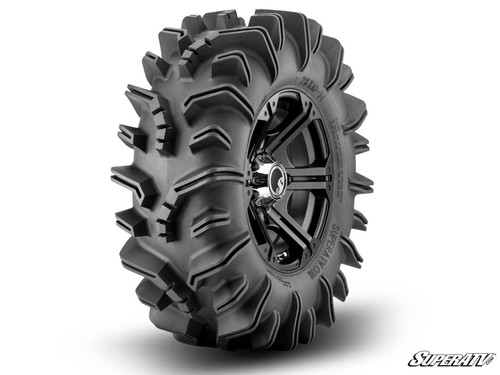 Mounted Tires - Terminator - 26.5x10-14 - 4/156 - Bandit H Series - Black - 14 inch - 7 inch -
