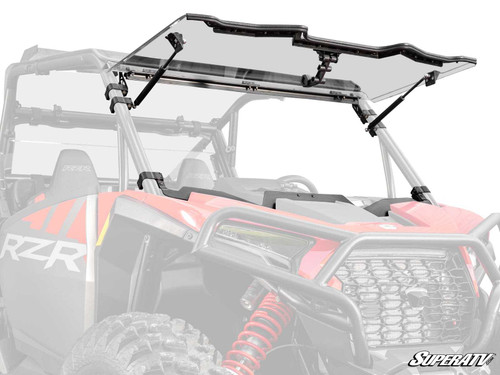 Polaris RZR XP S Scratch-Resistant Flip Windshield -