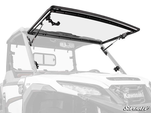 Kawasaki Ridge Scratch-Resistant Flip Windshield -