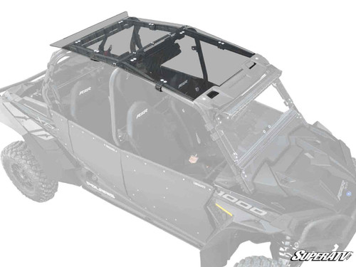 Polaris RZR 4 XP 1000 Tinted Roof - 2014-2023 - Scratch Resistant Polycarbonate - Light Tint