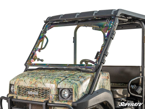 Kawasaki MULE 4000/4010 Scratch-Resistant Flip Windshield -